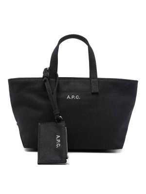 A.P.C.: totes bags - Le Drummer Toile Small Tote Bag