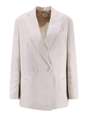 ALYSI: Blazer - Blazer - Blanco