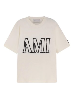AMI PARIS: Camisetas - Camiseta - Blanco