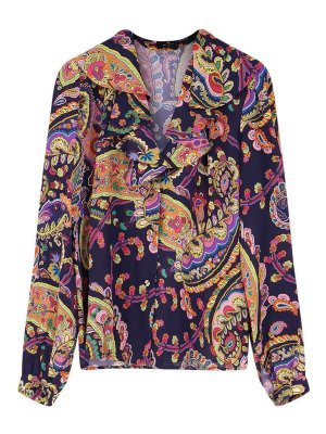 ETRO: camicie - Camicia In Viscosa Multicolore