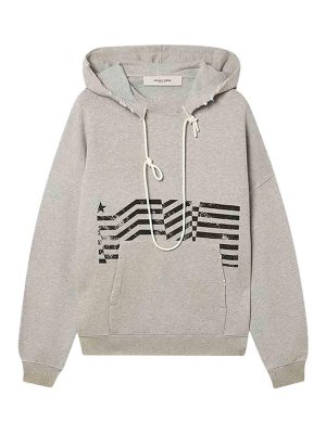 GOLDEN GOOSE: Sweatshirts und Pullover - Sweatshirt - Grau