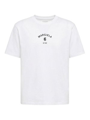 MM6 MAISON MARGIELA: t-shirts - T-Shirt In Cotone