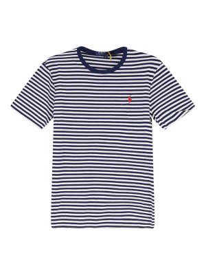 POLO RALPH LAUREN: t-shirts - Cotton T-Shirt With Striped Pattern