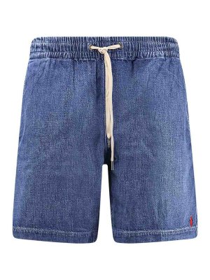 POLO RALPH LAUREN: Trousers Shorts - Denim Bermuda shorts