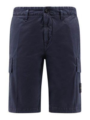 STONE ISLAND: Trousers Shorts - Bermuda shorts in organic cotton
