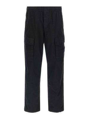 STONE ISLAND: casual trousers - Trousers in stretch organic cotton