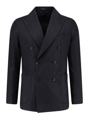 TAGLIATORE: giacche blazer - Blazer In Lana Vergine Seta E Lino