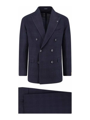 TAGLIATORE: completi casual - Vestito Doppiopetto In Lana Vergine Stretch