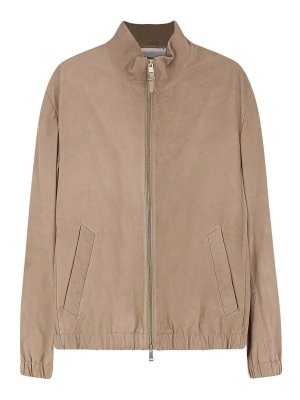 Hugo Boss: leather jacket - Suede jacket