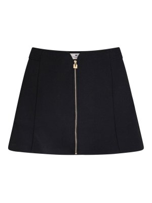 ELISABETTA FRANCHI: ニーレングススカート＆ミディ丈 - 膝丈/ミディスカート - 黒