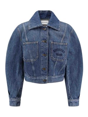 GIVENCHY: Jeansjacken - Jeansjacke - Jeansblau