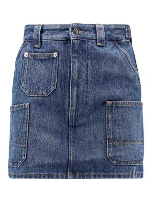 GIVENCHY: mini skirts - Gonna Mini In Denim
