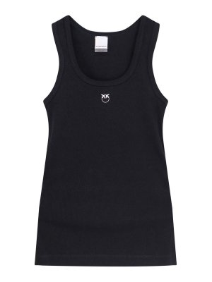 Pinko: Tops y camisetas sin mangas - Top - Negro