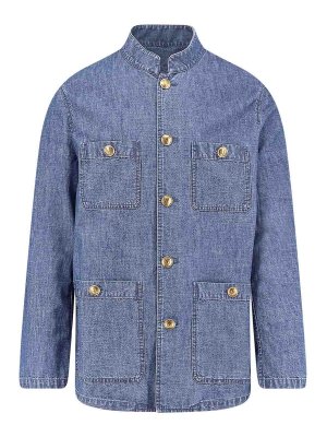 VALENTINO GARAVANI: giacche denim - Giacca Sahariana in denim