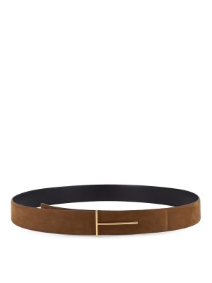 TOM FORD: belts - Suede belt