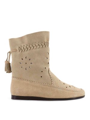 ISABEL MARANT: stivali - Stivali Woosta In Suede