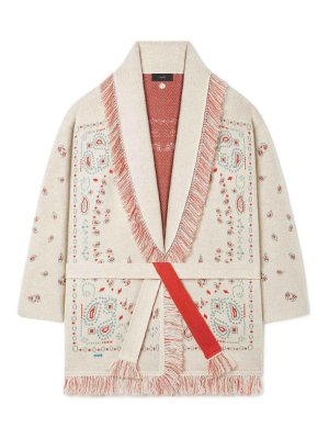 ALANUI: cardigans - Bandana Jacquard Cardigan