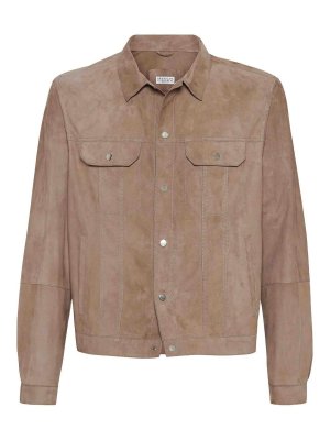BRUNELLO CUCINELLI: leather jacket - Leather jacket