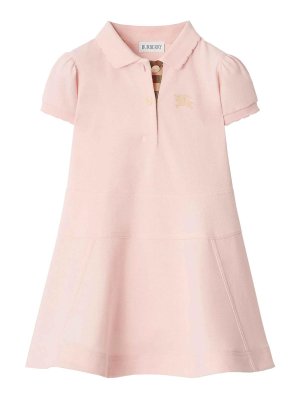 BURBERRY: ニーレングスドレス - 膝丈ドレス - ピンク