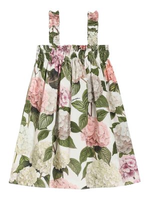 Dolce & Gabbana Jr: Robe longueur genou - Robe Au Genou - Multicolore