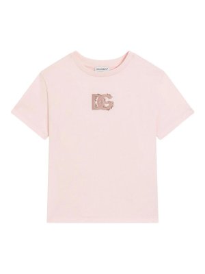 Dolce & Gabbana Jr: T-shirts - T-Shirt - Rosa