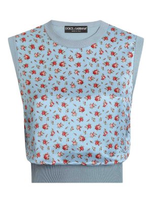 DOLCE & GABBANA: トップス＆タンクトップ - トップ/タンクトップ - マルチカラー