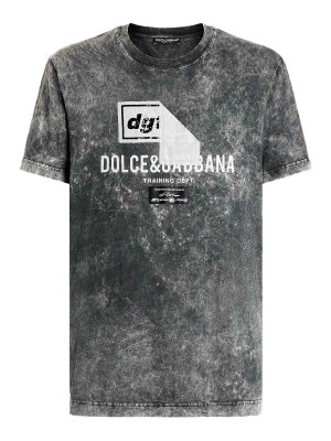 DOLCE & GABBANA: Tシャツ - Tシャツ - 黒