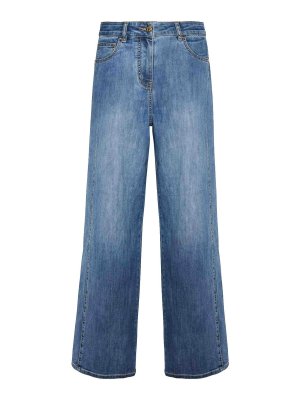 ELENA MIRO`: ストレートジーンズ - ストレートジーンズ - ブルー