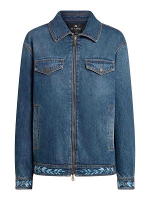 ETRO: Chaquetas denim - Chaqueta Vaquera - Denim