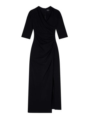 GIORGIO ARMANI: ニーレングスドレス - 膝丈ドレス - 黒