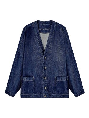 GIORGIO ARMANI: Blazer - Blazer - Lavado Oscuro