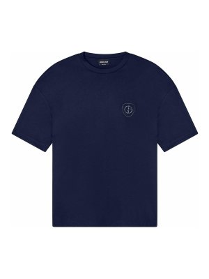 GIORGIO ARMANI: Tシャツ - Tシャツ - ダークブルー