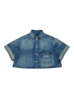 MM6 MAISON MARGIELA: Hemden - Hemd - Jeansblau