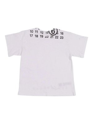 MM6 MAISON MARGIELA: T-shirts - T-Shirt - Weiß