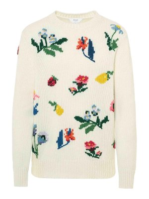 MALO: Strickpullover mit Rundhalsausschnitt - Rundhalspullover - Keine