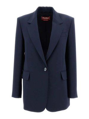 Max Mara: Blazer - Blazer - Blau