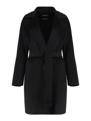 Max Mara: ニーレングスコート - 膝丈コート - 黒