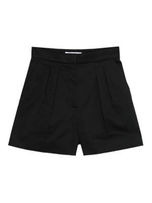 Max Mara: トラウザーショーツ - ショートパンツ - 黒