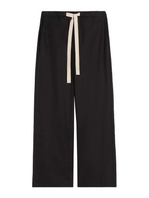 S MAX MARA: Pantalones casual - Pantalón Casual - Negro