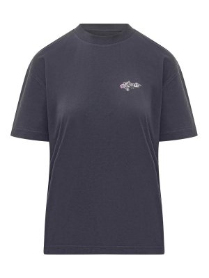 OFF-WHITE: t-shirt - T-shirt Reg Freccia Acquerello Essiccata