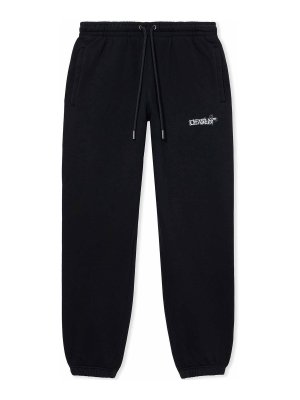 OFF-WHITE: Pantalons casual - Pantalons Décontractés - Noir