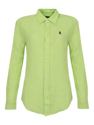 POLO RALPH LAUREN: Hemden - Hemd - Silber