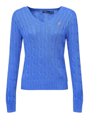 POLO RALPH LAUREN: Suéteres con cuello pico - Suéter Cuello Redondo - Azul