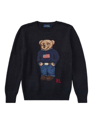 POLO RALPH LAUREN: crew necks - Bear Sweater