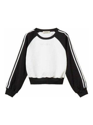 TWINSET: Sweatshirts & Sweaters - Felpa Cropped