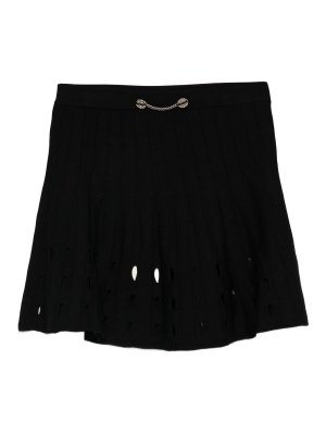 TWINSET: Jupes midi et au genou - Jupe Midi - Noir