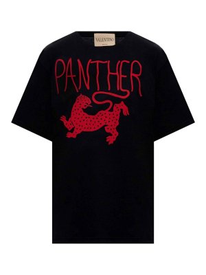 VALENTINO GARAVANI: Tシャツ - Tシャツ - 黒