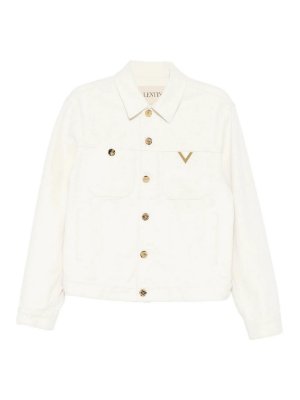 VALENTINO GARAVANI: デニムジャケット - デニムジャケット - クリーム