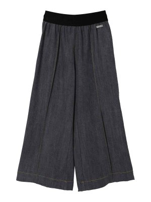 Monnalisa Bebè: casual trousers - Pantaloni Fluido In Denim