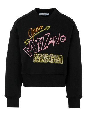 M.S.G.M. KIDS: Sudaderas y suéteres - Sudadera - Negro